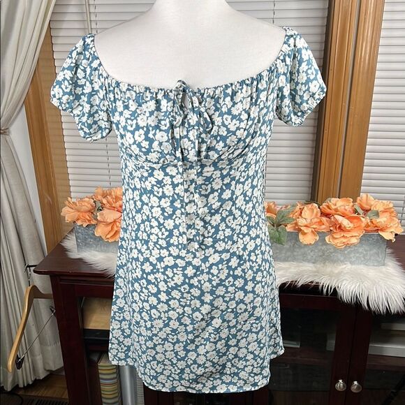 Zaful Floral Mini Dress Size Large NWT - Picture 1 of 5